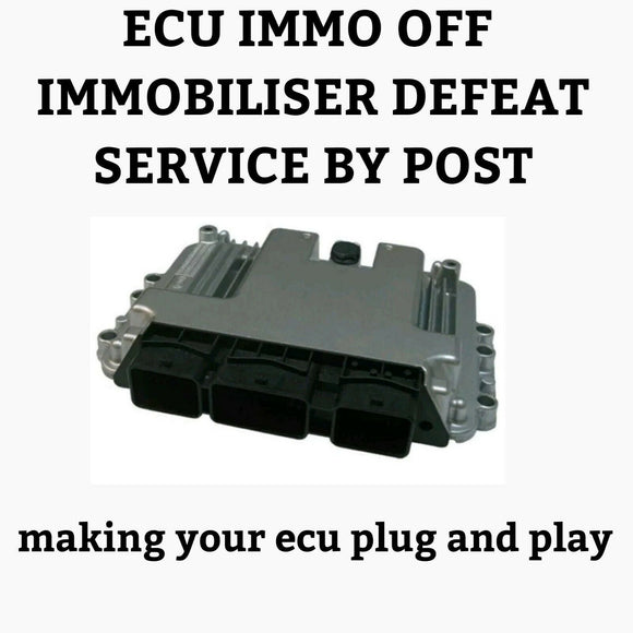 Bmw bosch engine ECU immo off immobiliser defeat service by post