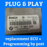 PLUG & PLAY BMW ECU 0281013537 DDE7807878 +PROGRAMMING BY POST