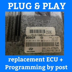 PLUG & PLAY HYUNDAI SANTA ECU 0281013584 39113-27825 + PROGRAMMING BY POST