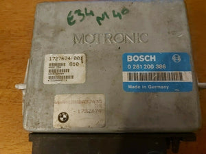 TESTED WORKING BMW E34 M40 ENGINE ECU CONTROL UNIT 0261200386