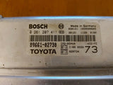TOYOTA COROLLA ENGINE ECU CONTROL UNIT 0261207411 89661-02730