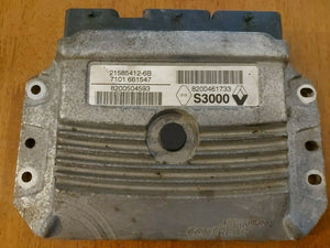 TESTED WORKING RENAULT CLIO 1.4 MK3 ENGINE ECU 21585412-6B 8200461733 8200504593