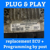 PLUG & PLAY FORD ECU 7G91-12A650-TG 5WS40589H-T EU5G +PROGRAMMING BY POST