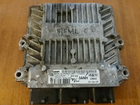 TESTED FORD FOCUS ENGINE ECU CONTROL UNIT 4M51-12A650-JH 5WS40303H-T 3ANH