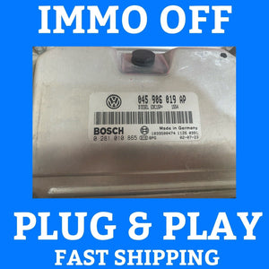 PLUG &PLAY VW ENGINE ECU 0281010865 045906019AP IMMO OFF UNLOCKED