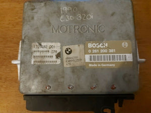 TESTED WORKING BMW E30 320 E34 520 ENGINE ECU CONTROL UNIT 0261200381