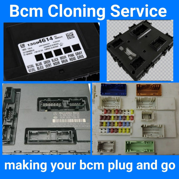 BMW BCM body control module cloning programming coding service by post
